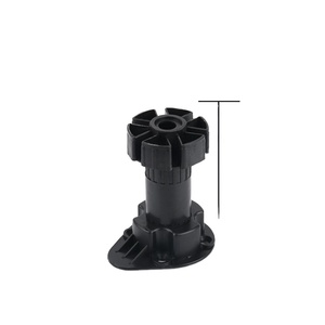 Patas de Soporte Ajustables de Plástico de Diseño Moderno para Muebles de Dormitorio, Cocina, Comedor, Sala de Estar y Uso en Exteriores, Fácil Montaje - Product Image 1