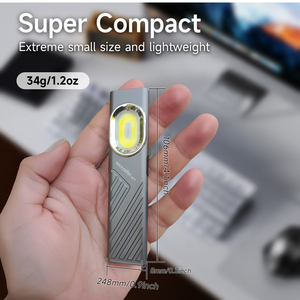 Lampe torche LED ultra-mince WT7, étanche, portable, COB, avec clip magnétique, rechargeable par USB, en aluminium, pour le <span class=keywords><strong>camping</strong></span> et la <span class=keywords><strong>réparation</strong></span> - Product Image 4
