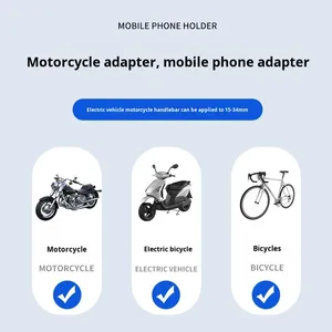 Nouveau véhicule électrique moto rétroviseur tableau de bord vélo support de Navigation support de téléphone portable antichoc extérieur - Product Image 5