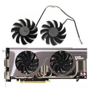 พัดลมเย็น0.35A PLD08010S12HH 75มม. สำหรับ MSI GeForce <span class=keywords><strong>GTX</strong></span> 580/570/560/560ti/480/465/<span class=keywords><strong>460</strong></span>การ์ดวิดีโอ GTX770พัดลมระบายความร้อน - Product Image 1