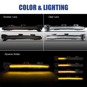 Lot de 2 clignotants séquentiels LED ambre pour rétroviseurs extérieurs VW <span class=keywords><strong>Golf</strong></span> 7/GTI/R 2012-2018 - Product Image 2