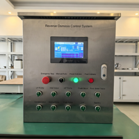 Contrôleur JIRS RO 8100 avec écran tactile de 7 pouces, 0 à 50 degrés Celsius, rinçage automatique, moniteur TDS pour la purification de l'eau RO industrielle