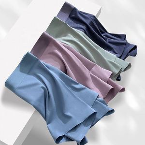 Calzoncillos Boxer de Cintura Media Modales, Cómodos, Transpirables, de Tejido de Punto, Modernos, Sin Costuras, para el Hogar y Negocios, Venta al por Mayor de Fábrica Personalizada - Product Image 4