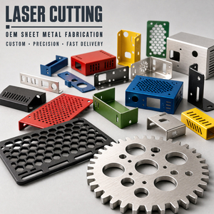 China Factory Custom Aluminum Laser Cutting Part OEM Stainless Steel Fabrication Metal Laser Cutting Service