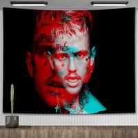 Lil Peep tapisserie tenture murale esthétique Hipster rappeur Art impression paysage motif chambre décor nappe Hippie tapisseries