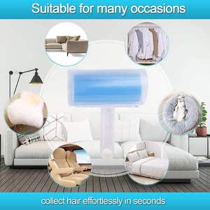 Rodillo quitapelusas de silicona al por mayor, lavable, con succión potente para eliminación de polvo - Product Image 4