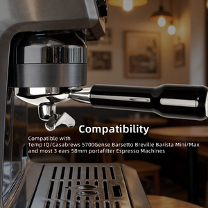 Porte-filtre à café 58 mm à 3 oreilles avec double bec compatible avec Temp IQ/Casabrews 5700 <span class=keywords><strong>Gense</strong></span> - Product Image 3