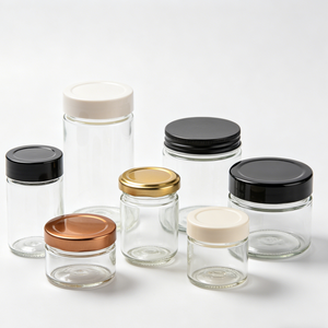 Barattoli in Vetro Trasparente da 1oz, 2oz, 4oz con Coperchi in Metallo, Contenitori Sicuri per Alimenti, Ideali per Degustazione di Spezie e Uso Cosmetico - Product Image 6