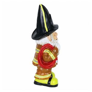Estatua Navideña, Escultura Decorativa Creativa, Papá Noel Bombero - Product Image 4