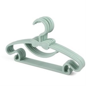 Chine Petits cintres multifonctions non marquants pour vêtements Conception centrale <span class=keywords><strong>de</strong></span> noeud papillon Cintre en plastique portable pour enfants - Product Image 2