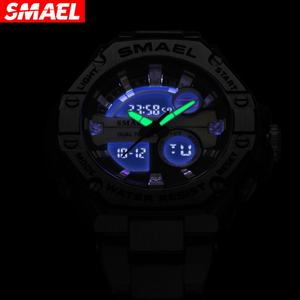 นาฬิกาข้อมือควอตซ์ SMAEL รุ่น 8090 สายสแตนเลสกันน้ำ นาฬิกาเหรียญสำหรับผู้ชาย - Product Image 4