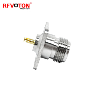 L16 <span class=keywords><strong>n</strong></span> סוג נקבה ג 'ק 4-חור פלאנג' מחבר שקע ריתוך ריתוך לוח שלדת משלוח מהיר מחברים Rf מחברים - Product Image 2