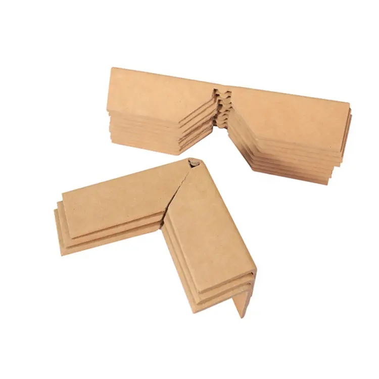 L/V/Ring edgeboard carton góc bảo vệ tự cắt khóa giấy kraft góc bảo vệ Pallet cạnh bảo vệ cho đóng đai