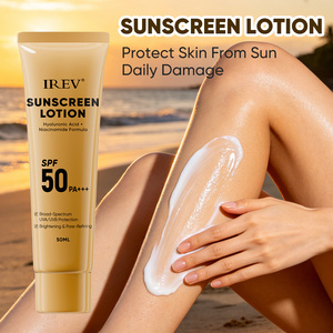 Private Label IREV <b>Sunscreen</b> Lotion 50ml <b>for</b> Block Ultraviolet Rays Prevent <b>Tanning</b> Sunburn And Delay Skin Aging Refreshing Skin - Product Image 3