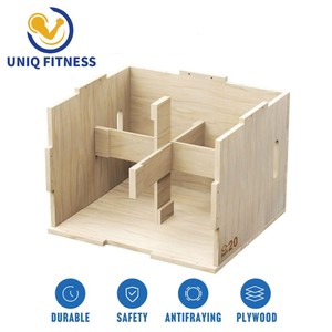 Cajas de madera Plio plyométricas tres en uno <span class=keywords><strong>UNIQ</strong></span> - Product Image 6