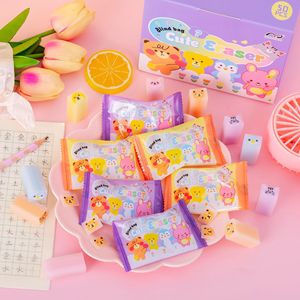Boîte mystère de papeterie scolaire pour enfants, gommes fantaisie mignonnes en forme d'animaux 3D - Product Image 5