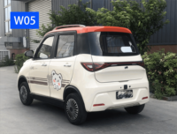 HONGTENG EEC Mini Auto Eléctrico de Alta Velocidad de 4 Ruedas / Hatchback de Lujo de 4 Plazas / Vehículo Compacto de Nueva Energía para Adultos con Autonomía de <100 km