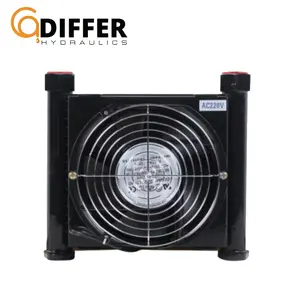 Radiador de aceite hidráulico refrigerado por aire, ventilador enfriador de aceite de aluminio, AF0510