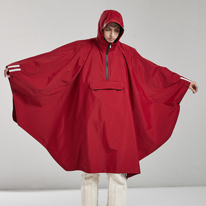 Meilleure vente de nouveaux imperméables respirants et écologiques <span class=keywords><strong>Poncho</strong></span> d'extérieur à capuche pour adultes Ponchos imperméables portables et légers - Product Image 5