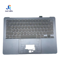 Repose-poignets d'ordinateur portable authentique pour Macbook Air M2 Retina 13,6 pouces A2681, boîtier supérieur avec clavier US UK anglais français allemand