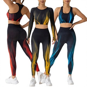 Legging de yoga taille haute vintage décontracté pour le printemps, respirant, tricoté, élastique, nouveau modèle pour femme XY1069 - Product Image 3