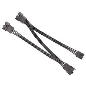 Computer Motherboard CPU-Lüfter Kleines 4PIN 1/2 Temperaturregelungs-Verlängerung kabel 22AWG Pure Copper Ribbon Cable heizt sich nicht auf - Product Image 5