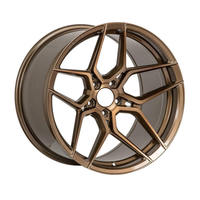 Ruedas Cóncavas Profundas Plateadas de Aleación de Aluminio Forjado FSB, Estilo Vintage, Personalizadas, de 18-22 Pulgadas, PCD ET, para Todos los Modelos de Automóviles, Gran Venta