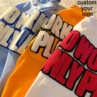 Fabricante de Camisetas Extra Grandes Personalizadas de Algodón de 305 g/m² con Serigrafía Multicolor, Camiseta Blanca para Hombre Estilo Hip Hop OEM