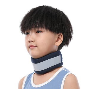 어린이 아이 조정 거품 자궁 경부 고리 중괄호 스폰지 회색 목 보호대 플라스틱 부드러운 목 지지대 척추 안정화 - Product Image 4