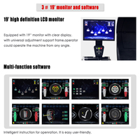 Lawrence Fast Détecteur de largeur de roue sonar LCD 19 pouces Machine pour véhicule Équilibreur de roue automobile pour magasin de pneus