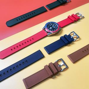 Correa de Reloj Inteligente de Lujo para Hombre, de Liberación Rápida, 20mm/22mm, de Goma Viton Suave, para Deportes al Aire Libre - Product Image 3