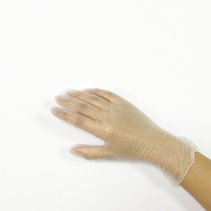 ถุงมือไวนิลแบบใช้แล้วทิ้ง ปราศจากน้ำยาง ไม่มีแป้ง โปร่งใส/ใส ไซส์ S/M/L/XL ขายตรงจากโรงงานในจีน - Product Image 4