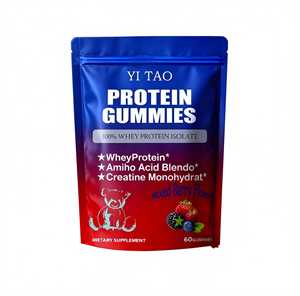 OEM Private Label Vegan High-<b>Protein</b> Gummies Energy Sports Supplements 2g-2.5g Sugar-Free Bear <b>Protein</b> Gummies - Product Image 1
