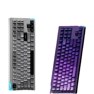 Weikav-Kit de teclado mecánico inalámbrico RGB Stars80v2, tres modos intercambiables en caliente, aleación de aluminio, QMK personalizado/VIA, escritorio en inglés - Product Image 1
