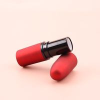 Offre Spéciale bricolage personnalisé mat rouge en forme de balle conteneur de baume à lèvres marque privée vide rouge à lèvres Tubes emballage cosmétiques en plastique