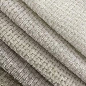 Dernier design, tissu en velours chenille tricoté uni, 100% polyester, pour housse de canapé <span class=keywords><strong>2</strong></span> <span class=keywords><strong>places</strong></span>, décoration intérieure, rideau, utilisation automobile - Product Image 1
