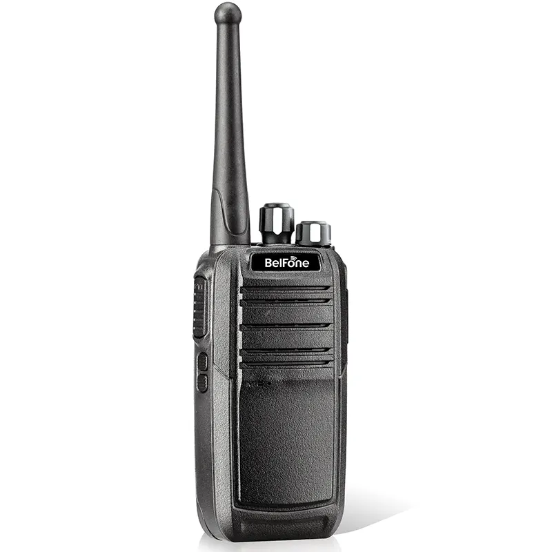 Radio bidirectionnelle BelFone BF-TD506 Vhf Uhf 128 canaux avec écran double bande pour une utilisation en hôtel