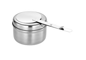 Réchaud à alcool RRR pour buffet, chauffe-plats, couvercle de service, pour fêtes, grain de bois noir/blanc, acier inoxydable 201, capacité 9L - Product Image 6