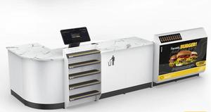 Cửa hàng thuốc đơn giản góc nhỏ thanh cửa hàng tiện lợi thu ngân siêu thị kết hợp tích hợp thuốc lá quầy rượu - Product Image 4