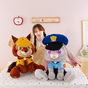 ตุ๊กตาสัตว์น่ารัก ซูโทเปีย นิค จูดี้ ขนาด 12-70 ซม. ไส้ใยฝ้าย PP ของขวัญสำหรับเด็ก ของเล่นตุ๊กตาการ์ตูน - Product Image 2