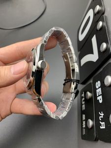 Montre mécanique classique pour homme en acier inoxydable, cadran noir minimaliste, mouvement automatique, étanche, montre de business - Product Image 4