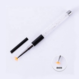 16# <strong>Nail</strong> <strong>Brush</strong> Nylon Hair <strong>Brush</strong> 16 PCS Rhinestone Handle <strong>Nail</strong> Art <strong>Brush</strong> Sets Kits Personal <strong>Beauty</strong> Tools and <strong>Nail</strong> Art Pen - Product Image 1