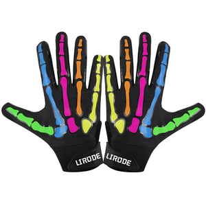 Gants de football <span class=keywords><strong>NFL</strong></span> pour jeunes de qualité supérieure, design articulé, en silicone léger, excellents pour les jeux, parfaits pour la pluie - Product Image 1