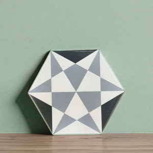 Carreau de céramique hexagonal antidérapant géométrique moderne 200*200 Fonction de brique réfractaire pour <span class=keywords><strong>sol</strong></span> mur dans la salle de bain cuisine Carreaux de porcelaine - Product Image 5