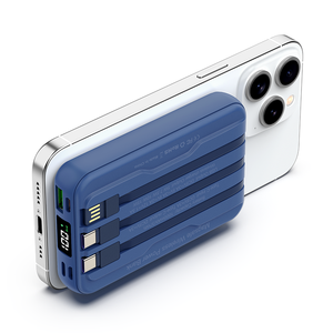 Batterie externe 10000mAh 20000mAh 22.5W PD à charge rapide, batterie Li-polymère avec double USB Type C et câble de données - Product Image 5