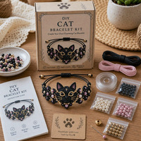 Kit de fabrication de bracelets en perles créatifs, fournitures complètes pour atelier d'artisanat