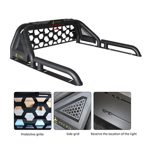 Portaequipajes de Techo de Acero al Carbono Estilo Deportivo <span class=keywords><strong>para</strong></span> Toyota y Jeep, <span class=keywords><strong>para</strong></span> Camionetas Doble Cabina, con Diseño de Barra de Escalón <span class=keywords><strong>para</strong></span> Equipaje y <span class=keywords><strong>Jaula</strong></span> de Transporte - Product Image 5