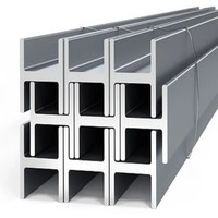 Vigas de Acero en H Laminadas en Caliente Q235B A36, Grados W18x50, W18x71, W10x49, W10x54, Acero Estructural para Soldadura