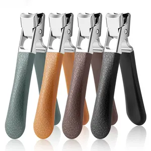 Ultra Wide Jaw Opening Nail Cutter Clippers Aço Inoxidável Thick Nails Cutter para Ingrown Manicure Pedicure Homens Mulheres