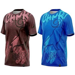 Camiseta de manga corta y cuello redondo con sublimación. hecho de malla cuadrada de poliéster de 145-150 g/m² - Product Image 5